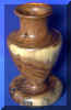 Vase #61 -- Natural Rosewood - from inner log section